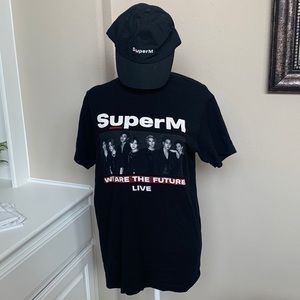SuperM “We Are The Future Tour” unisex Merch T-Shirt (hat not included)